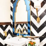 mirror in the bathroom