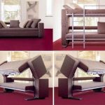 Trasformare il divano in un letto a castello: idee di design, foto