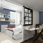 Progettazione di un piccolo studio di 25 mq. M.