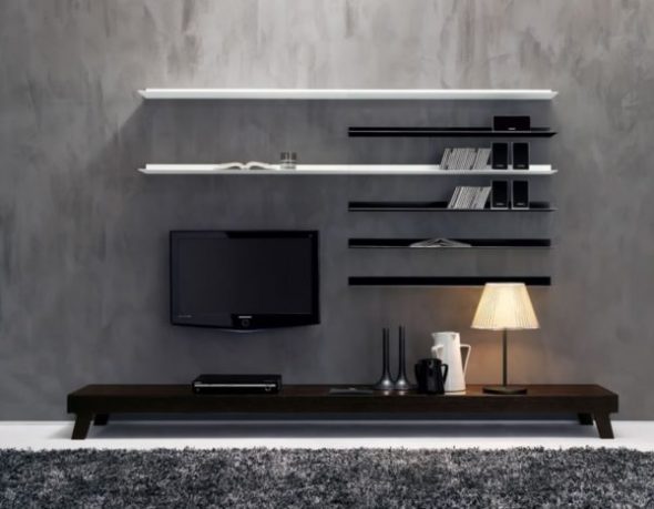 Progettazione della parete TV