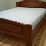 Letto matrimoniale in legno massello + materasso ortopedico