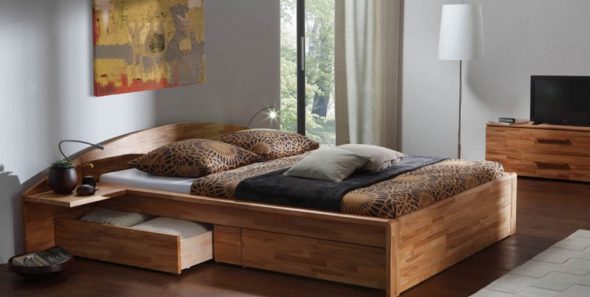 Letto matrimoniale con cassetti: comfort e praticità