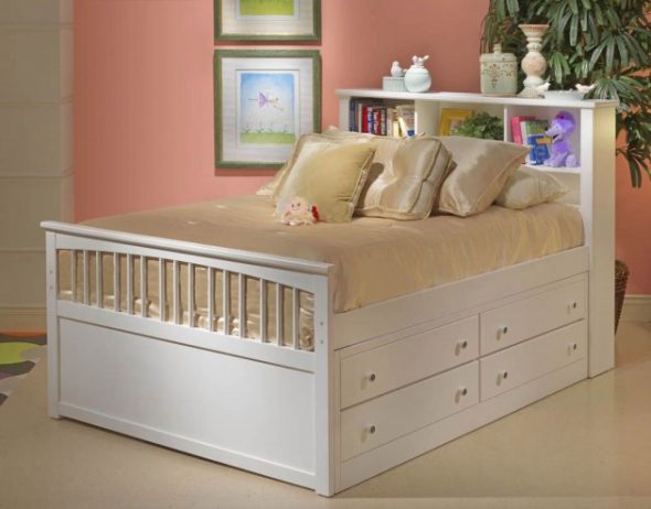 Bellissimo letto con cassetti contenitore