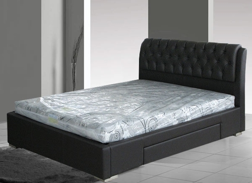 Letto matrimoniale nero