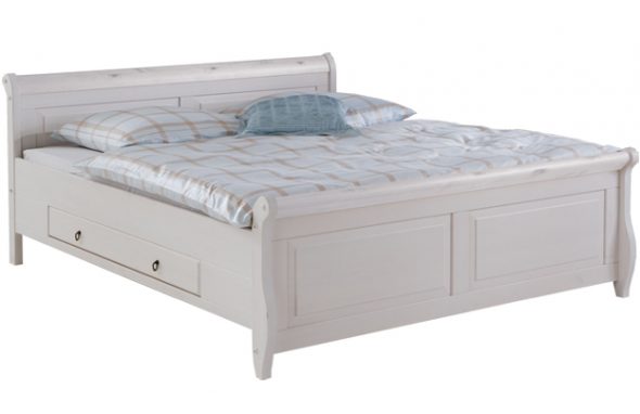 Foto di letto con cassetti