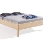 Letto con testiera in pino Calmera