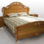 Letto matrimoniale in legno