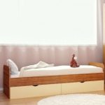 Letto per bambini con cassetti Yuni