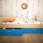 Letto per bambini con cassetti da 3 anni