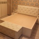 Letto matrimoniale con imbottitura morbida