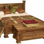 Letto matrimoniale in rovere massello