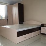 Letto matrimoniale con 2 cassetti