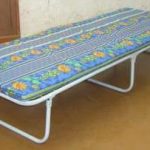 Letto pieghevole con materasso