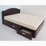 Letto matrimoniale con cassetti in legno massello Angela del produttore