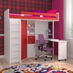 letto a soppalco all'interno