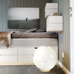 Letto singolo con cassetti