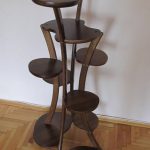 Foto di portafiori con pavimento in legno