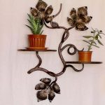 Mensole per fiori fai da te in metallo