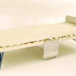 Letto pieghevole con doghe e materasso