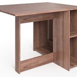 Tavolino porta libri in tonalità rovere