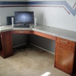 Piano del tavolo in cemento per scrivania