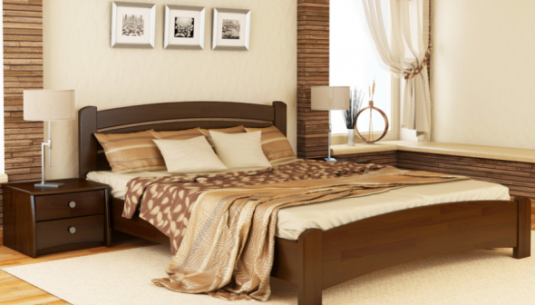 Letto di lusso Venezia in legno massello di faggio