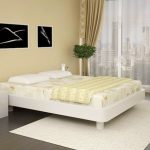 letto in legno massello senza testiera