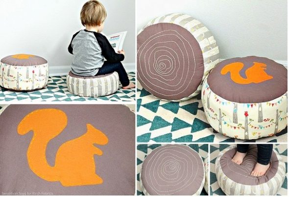 realizziamo un pouf per un bambino