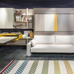 divano letto a castello bianco trasformabile