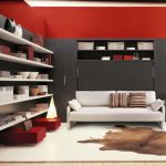 foto del design del divano letto trasformabile