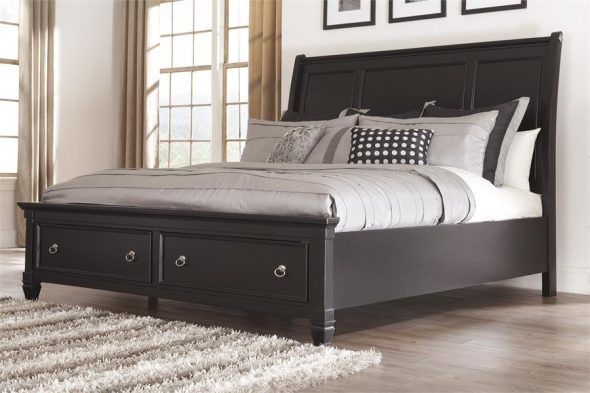 design del letto con cassetti