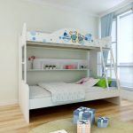 letto a castello bianco per bambini