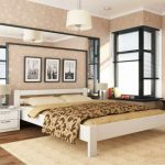 letto matrimoniale in LEGNO MASSELLO KAMA