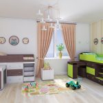 letto a castello con tavolo