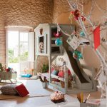 foto dell'interno del letto a castello Ikea