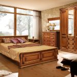 set di mobili per camera da letto in legno massello