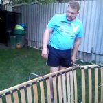 letto pieghevole per il giardino