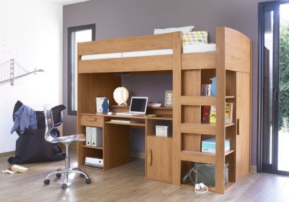 letto a soppalco elegante