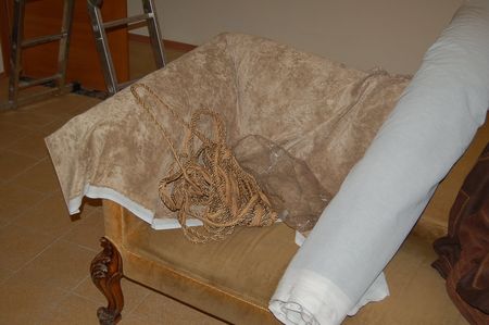 tessuto per rivestimento angolare