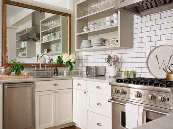 specchio in cucina