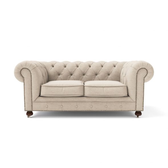 Divano Chesterfield Ljuks a due posti, beige