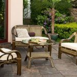 Set di mobili in rattan per il relax