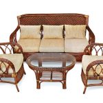 Set di mobili in vimini e rattan fai da te