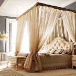 Idee creative per baldacchini per il letto della camera da letto