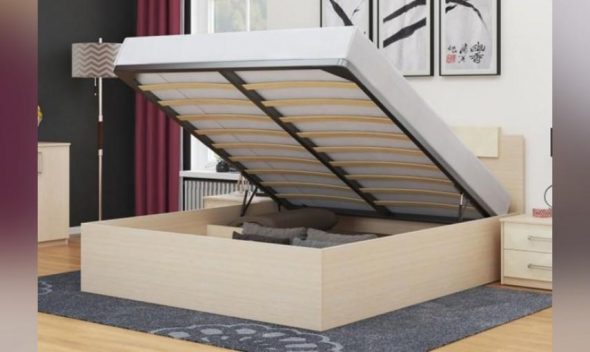 Letto Sonata 1400 x 2000 con meccanismo di sollevamento