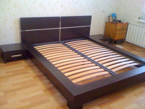 Letto in truciolare-design