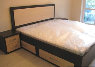 Letto in truciolato