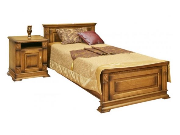 Letto singolo in legno