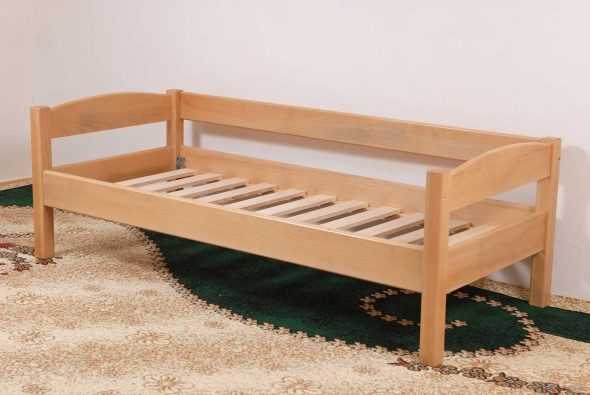 Letto singolo in legno Eureka 90x200