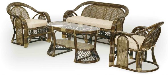 Mobili in rattan